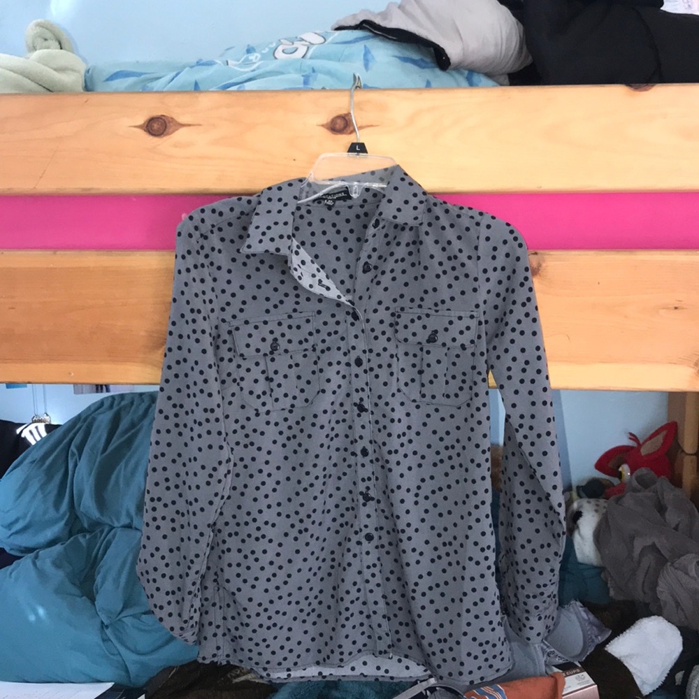 Flirty button down
